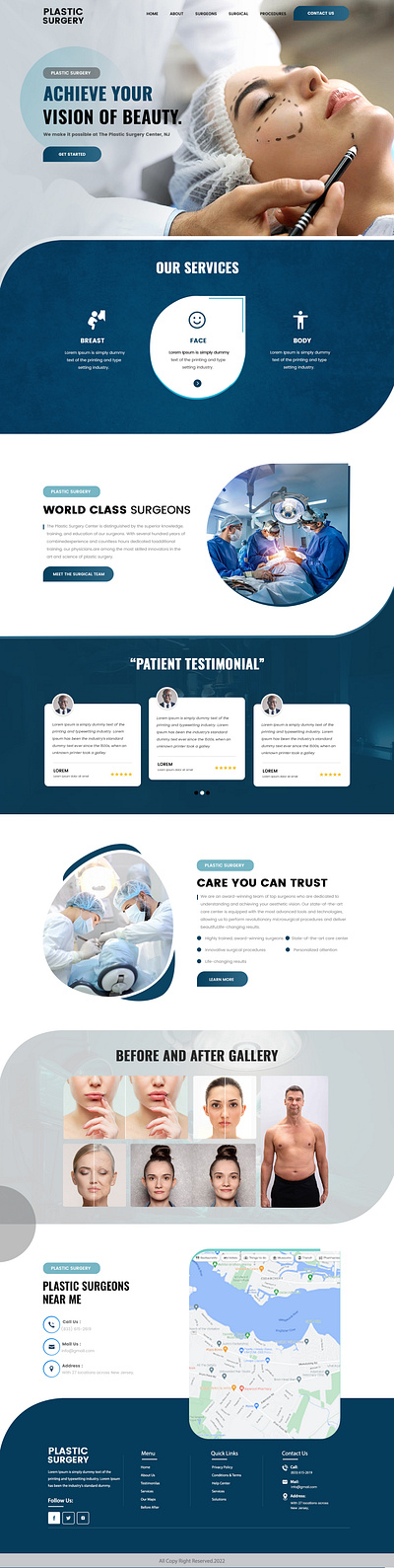 Surgery Design branding graphic design ui