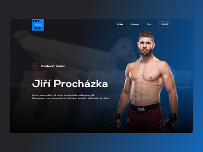 Sports series episode page athlete gfx graphics modern sport sports tv tv series ui ux webdesign