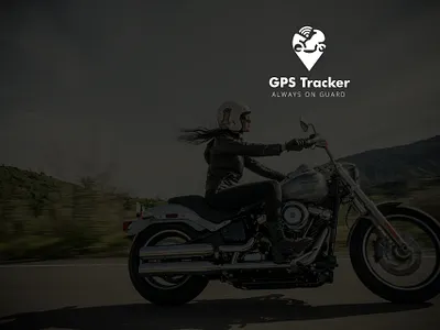 GPS Tracker Logo bike car direction drive gps gps tracker guide location tracker logo navigation