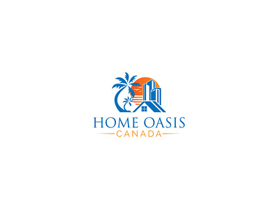 Home Oasis Canada jpeg branding creative design graphic design icon illustrator logo logo design modern typography