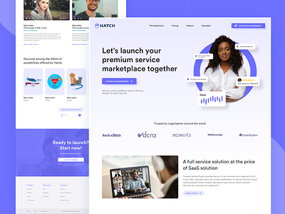 Hatch Website Redesign branding branding design colorful design hatch illustration illustrations images interface landing logo marketplace redesign sketch ui ux web webdesign