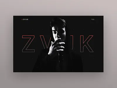 zvuk | author | website author figma music web design website