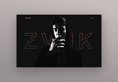 zvuk | author | website author figma music web design website