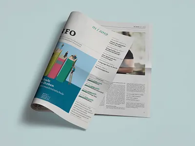 h info Nr. 1, 2019 01, Kantonsschule Hottingen, Zürich editorial design graphic design illustration