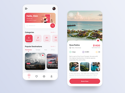 Travel Agency Concept app booking design hotel hotel booking hotels mobile ui training travel travel agency travel app traveling travelling trip trips ui ui design uiux vacation