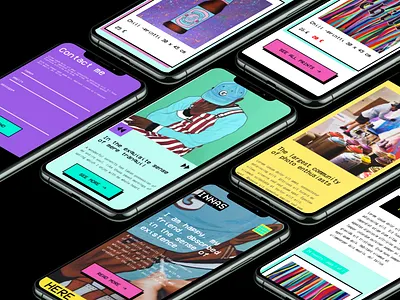 Retro UI Design For Art Website art mobile art ui art webdesign art website artwork design pop art pop art ui popart retro art retro design retro font retro mobile retro mockup retro ui ui design vintage design vintage font vintage logo