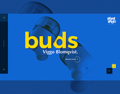 Buds by Viggo Blomqvist design minimalism mobile typography ui ui design uidesign ux ux design web