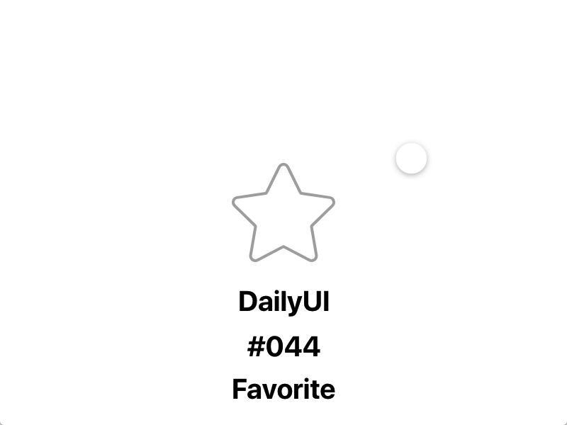 Daily UI Challenge / 044 - Favorites 044 dailyui design ui ux