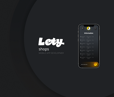 LETYSHOPS - MOBILE APP DEVELOPMER app cash cashback design figma icon lety logo mobile mobile app ui ux vector