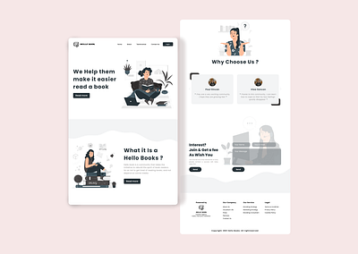 Hello Books UI design ui ui design ux web
