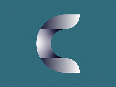 36 Days Of Type - C 36days 36daysoftype 36daysoftypec design gradient gradient logo illustration letter c logo typogaphy vector