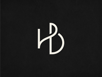 HB monogram abstract creative elegant lines logo logo design mark minimal monogram monogram logo simple symbol