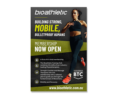 Bioathletic Poster brochure design catalogue design coreldraw creative creative design design design art designer designs flyer design graphic design graphics illustration illustrator leaflet design photoshop poster vivekgraphicdesign