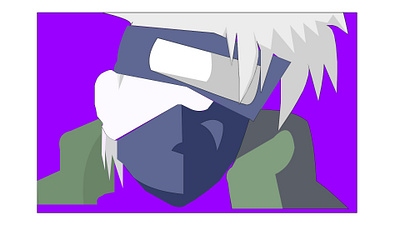 Kakashi Hatake anime beginner design gravit designer illustration kakashi learner manga naruto the copy ninja vector