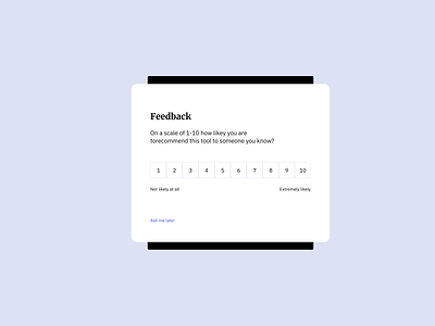 Feedback Card UI Design card ui feedback feedback card feedback card design feedback card ui ui component ui component design ui design daily ui pattern ui practice