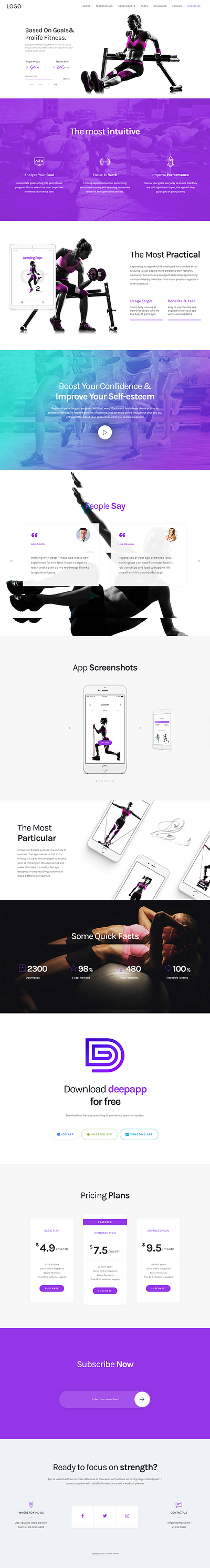 App Landing Page app elementor elementor pro landing page landingpage web website wordpress wordpress blog wordpress design wordpress website
