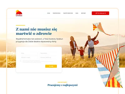 Healios website brand clean design minimal ui ux