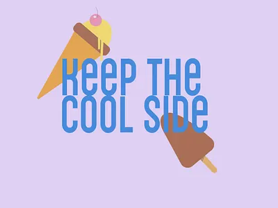 Which side will u choose? branding cool design fun ice cream illustration slogan summer velvet yum yummy