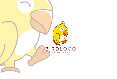 bird logo bird logo logo logo design minimalist parrot trendy logo yellow