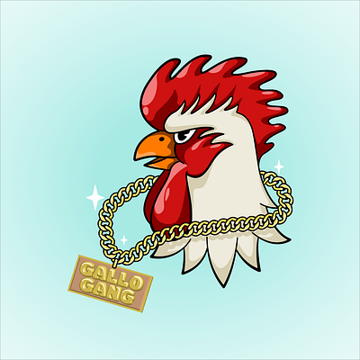 Gallo Gang Rooster digital illustration flat illustration illustration art illustrator rooster vector