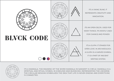 SYMBOLIC LOGO branding design flat graphic design logo logo design logodesign mandala minimal symbolic symbolic logo symbolism triangle logo viking logo