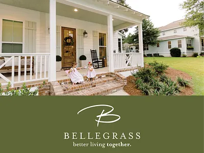 Bellegrass brand brand design brand identity branding community community branding development identity logo logotype monogram neighborhood real estate wordmark