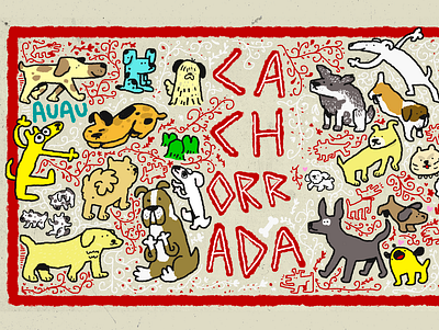Cachorrada cachorrada cachorro cão digitalart doddle art dog doggy doodle doodle artist doodleart illustration