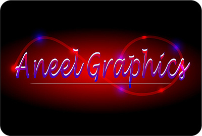 Aneel graphics with lighting effect graphicdesign lighting effects typography