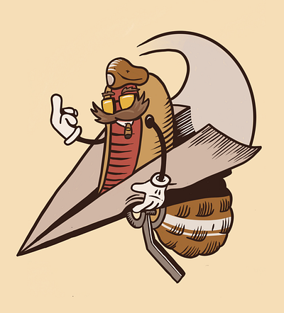 Captain Nathan airplane hotdog military rpg