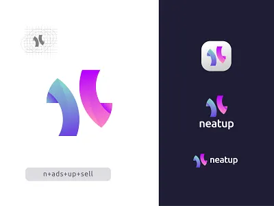 N Modern Letter Logo Design - N Logo Mark - Unused abstract app app logo design brand identity branding creative design flat icon lettermark logo logo design logo designer modern logo n n letter logo n logo n symbol typography vector