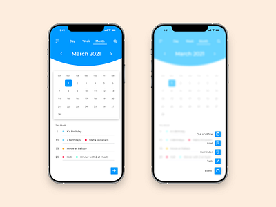 Create New app design minimal ui ux