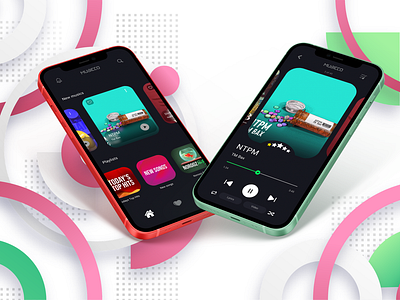 musicco app design application music music player ui ui design ux