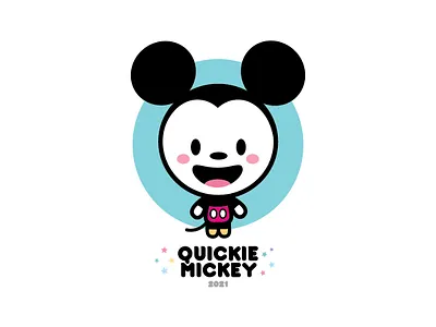 Quickie Mickey 2021 adobe illustrator character design cute disney illustration jerrod maruyama jmaruyama kawaii mickey mouse