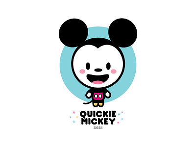 Quickie Mickey 2021 adobe illustrator character design cute disney illustration jerrod maruyama jmaruyama kawaii mickey mouse