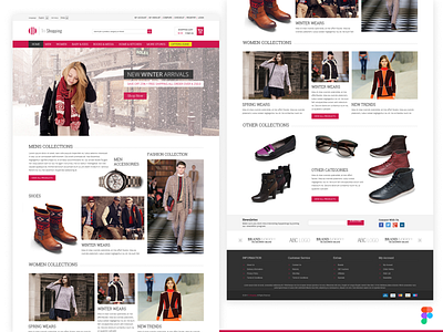 Tri Shopping branding design ecommerce ecommerce design flat illustrator minimal ui ux web website