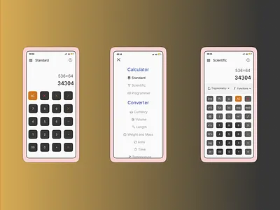 Calculator UI Design @dailyui calculator dailyuichallenge design minimal ui uidesign