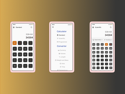 Calculator UI Design @dailyui calculator dailyuichallenge design minimal ui uidesign