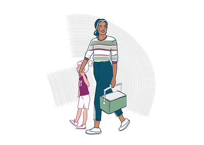 Audience Representation - Maggie's art branding brandscript charater design design flat illustration illustrator minimal