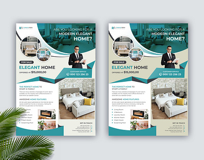 REAL ESTATE FLYER advert advertise advertising advertisment branding business flyer commercial flyer design flyer template flyers graphic design graphic designer house illustration marketing real estate agent real estate flyer design real estate flyer template real estate logo