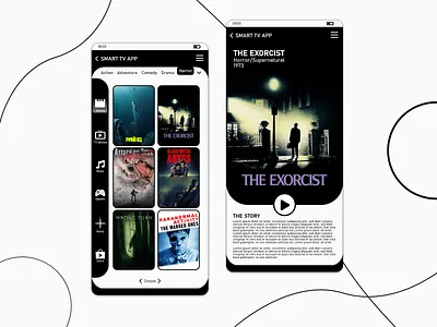 TV App app appdesign daily 100 challenge dailyui dailyuichallenge design tv app ui uidesign