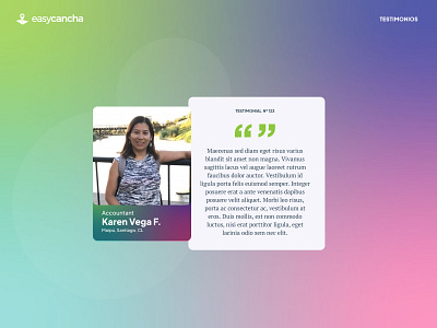 testimonial card cards cards ui quote testimonial testimonio ui woman