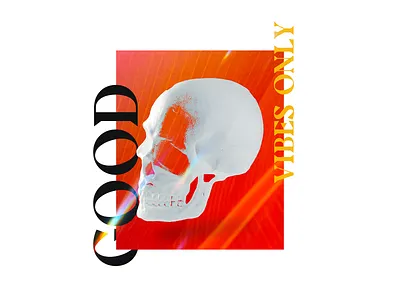 Good Vibes Only brutalism brutalism design cover creative experimental graphic design inspiration music cover proster something new talent