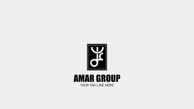 AMAR GROUP LOGO amar arabic logo design flat logo عمار