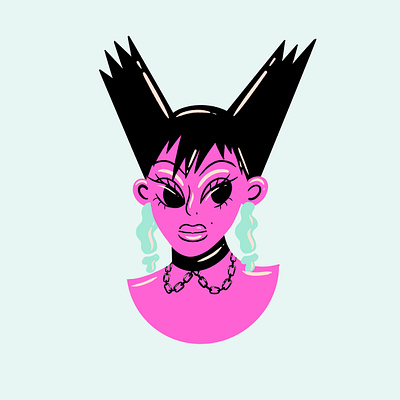 Bimini Bon Boulash cartoon character cartoon illustration character design digital illustration drag queen illustration illustrator portrait procreate retrosupplyco truegritsupply zodiac