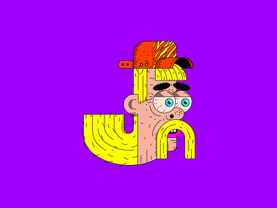 J - Joe Exotic 36daysoftype characterdesign illustration joe exotic tiger king