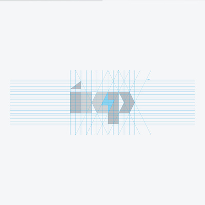 IKP Logo branding grid ikp lettermark logo logotype minimal monogram