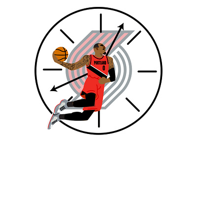 Dame time adidas basketball nba portland slamdunk trailblazers