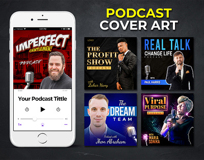 PODCAST COVER ART DESIGN TEMPLATE branding business flyer corporate flyer facebook banner flyer flyer design flyer design idea free mockup podcast podcast logo