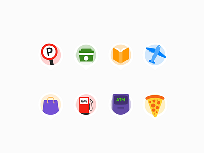 Badges animation animated gif animation app icons illustration interaction logo maps minimal mobile motion ui ui design uiux