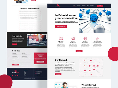 HYPRREV Modern website design 2021 landingpage mobile app page design ui design uidesign uiux webdesign webpage